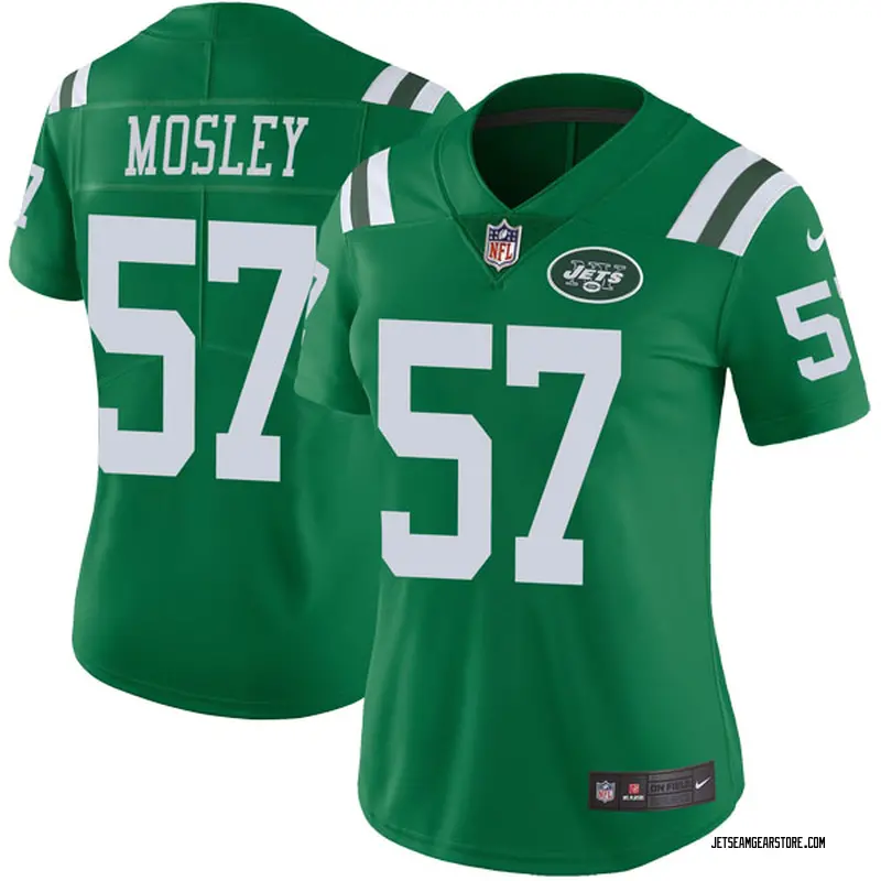 Women's Nike New York Jets C.J. Mosley Green Color Rush Jersey ...