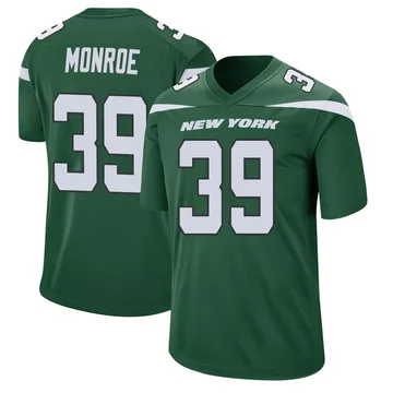 Youth Nike New York Jets Jarius Monroe Gotham Green Jersey - Game