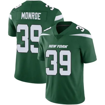 Youth Nike New York Jets Jarius Monroe Gotham Green Vapor Jersey - Limited