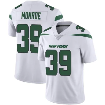 Youth Nike New York Jets Jarius Monroe Spotlight White Vapor Jersey - Limited