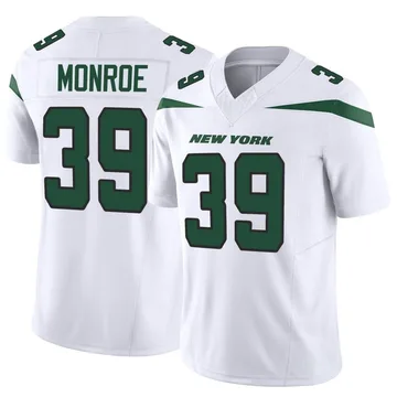 Youth Nike New York Jets Jarius Monroe White Vapor F.U.S.E. Jersey - Limited